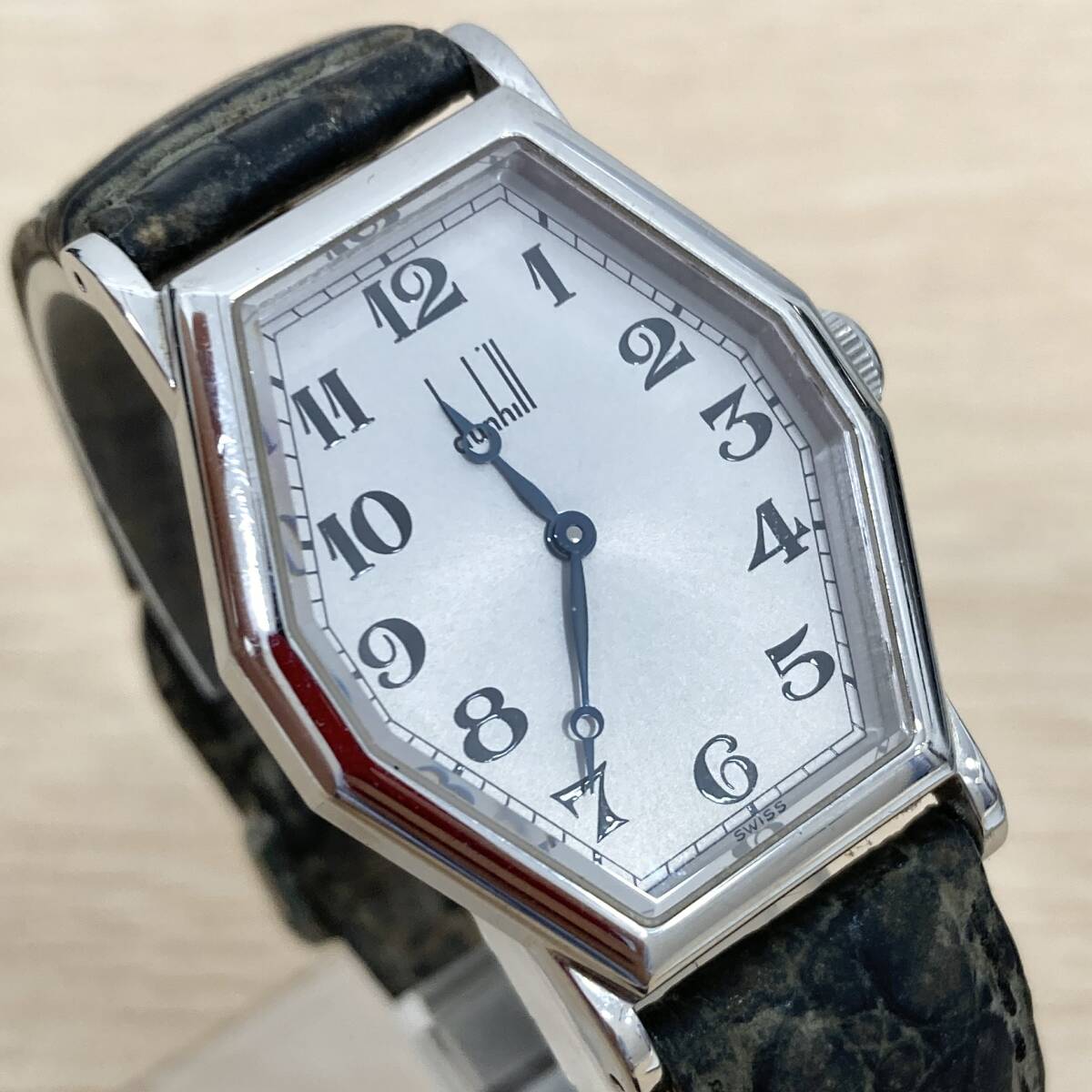 稼働　dunhill 腕時計 シルバー/ブラック センティナリー 手巻き 箱付き 楽天市場】ダンヒル dunhill センテナリー コレクション 手巻き