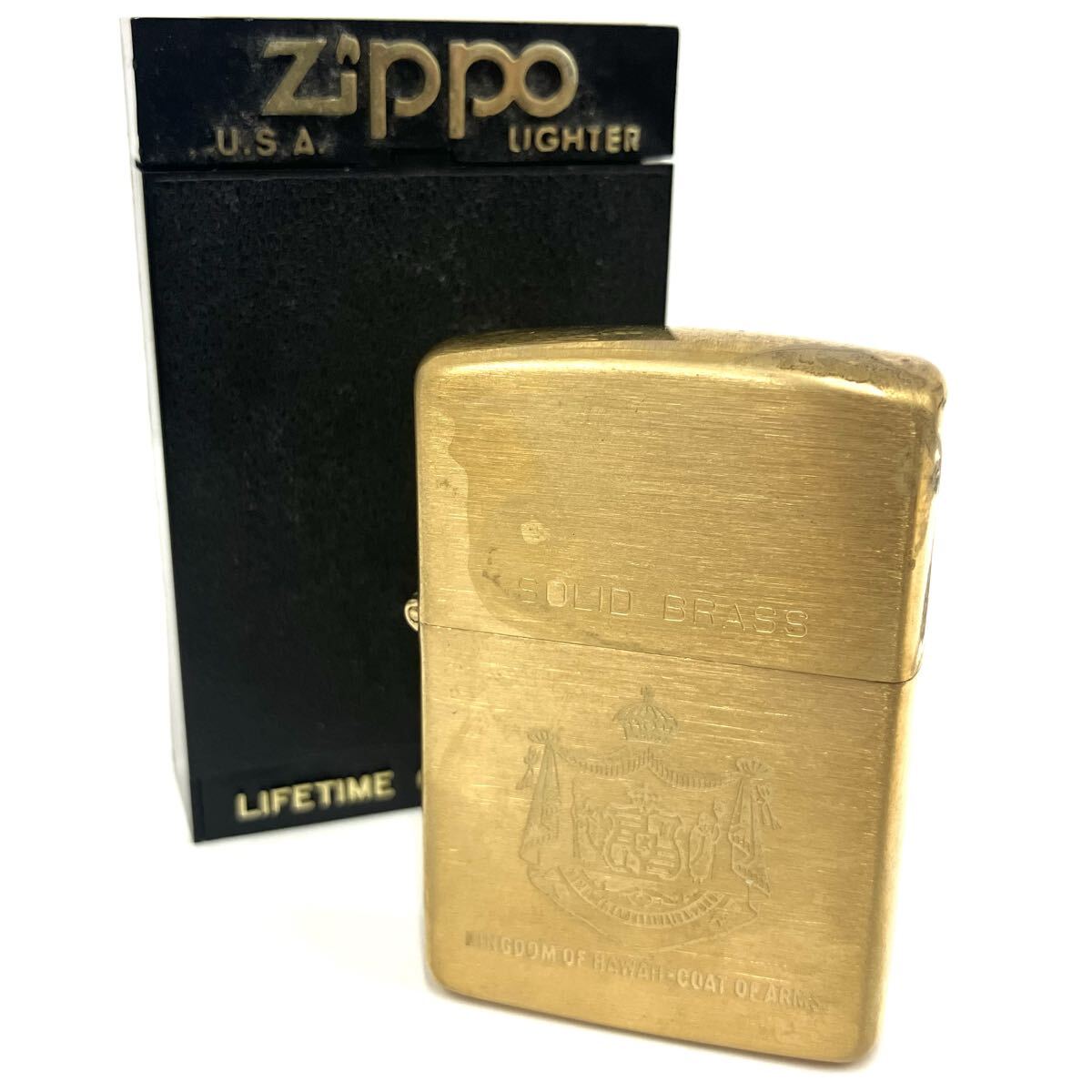 ZIPPO 真鍮 solid brass HAWAII ハワイ クロコダイル ZIPPO 真鍮 solid brass HAWAII ハワイ クロコダイル