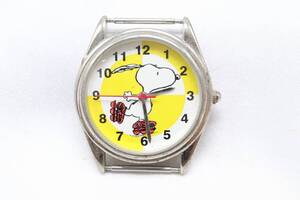 【W259-32】動作品 電池交換済 PEANUTS SNOOPY ピーナッツ スヌーピー 腕時計 フェイスのみ メンズ【送料全国一律185円】