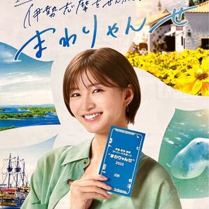 岡崎紗絵 モデル 女優 パンフレット フライヤー 近鉄 近鉄電車 まわりゃんせ 近鉄特急