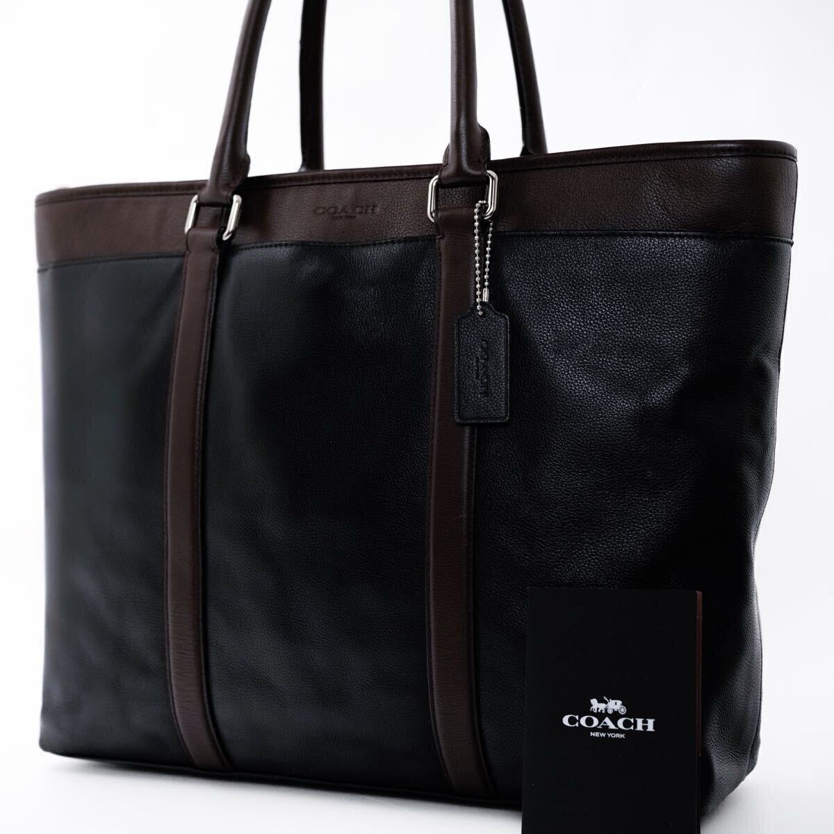 美品✨コーチ　ビジネスバッグ　メトロポリタン　トートバッグ　黒 COACH（コーチ）の「メトロポリタン トート（ビジネスバッグ