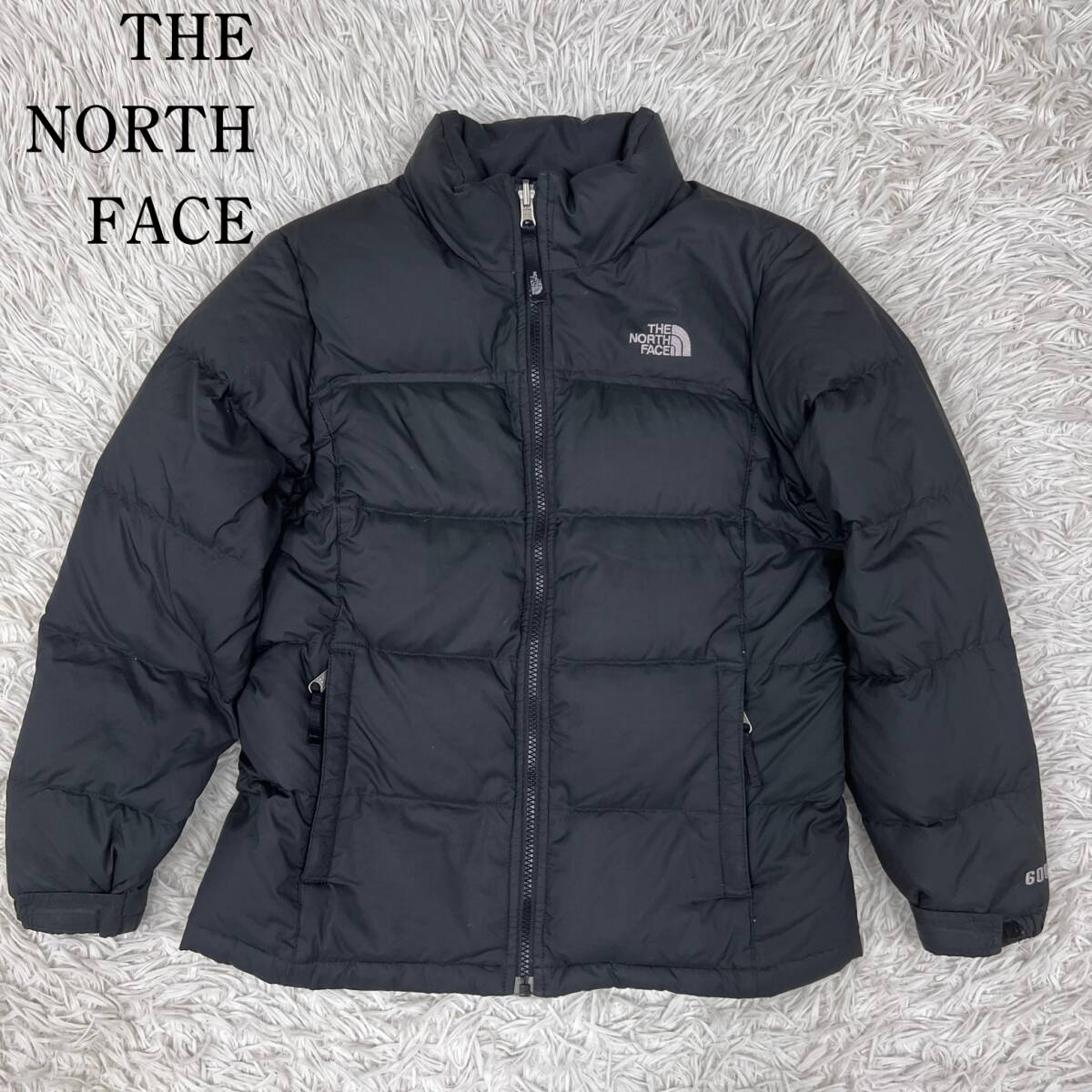 US規格　ノースフェイス　ダウンジャケット　ブラック　550フィル　キッズ140 THE NORTH FACE ノースフェイス ダウンジャケット キッズ 子供