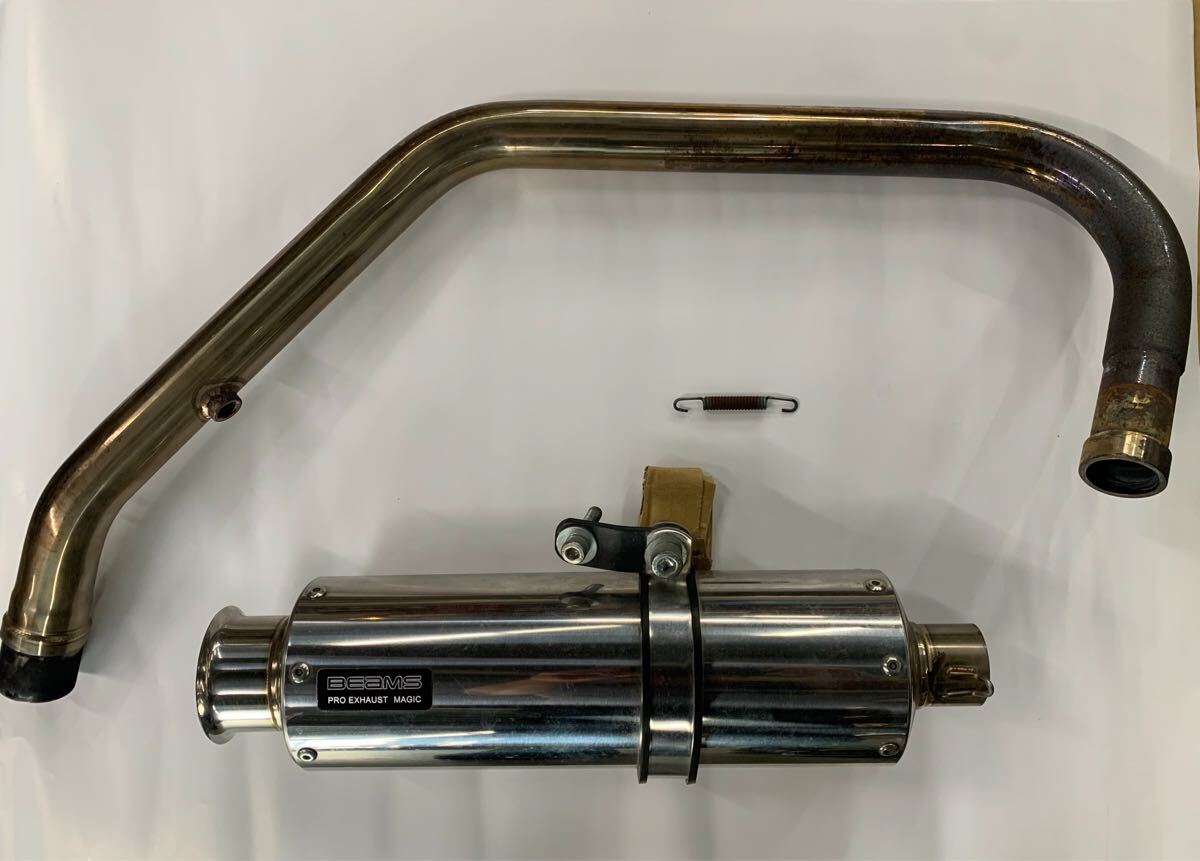 ２５０ＴＲマフラーステンレス製ファネルタイプの出品です。ダウンタイプ 250TRマフラーステンレス製ストレートの出品です。ダウン