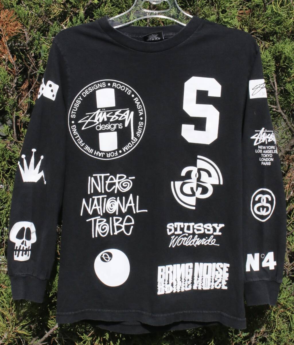 STUSSY　長袖Tシャツ　サイズL　新品未使用 STUSSY ステューシー stussy ロゴ 長袖Tシャツ レッド サイズ：M