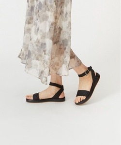 「Clarks」 フラットサンダル UK4 ブラック レディース