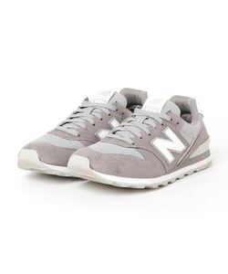 「New Balance」 ローカットスニーカー 24.5cm グレー レディース