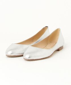 「Fabio Rusconi」 フラットパンプス 36 シルバー レディース