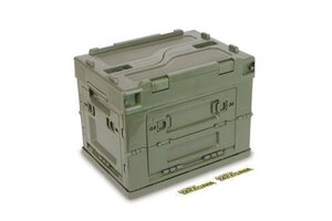 武川(TAKEGAWA) 折り畳みコンテナ20L(オリーブドラブ) SP08-01-0187