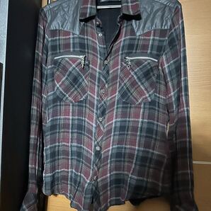 Chrome Hearts クロムハーツ チェック シャツ ウエスタンシャツ ダガー ケルティック フレアニー