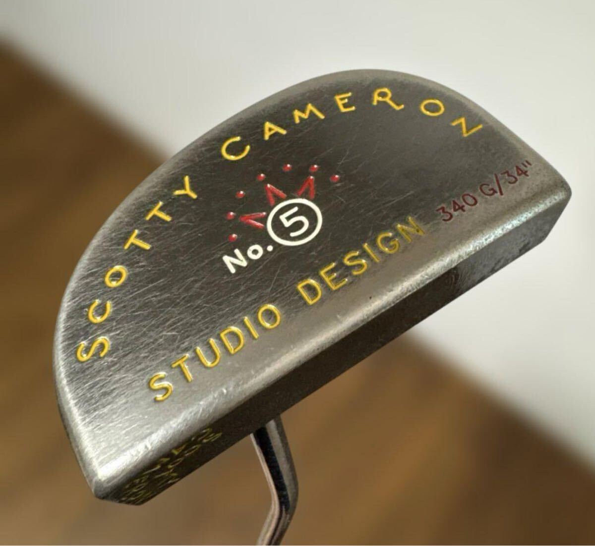 スコッティキャメロン　スタジオ デザイン　No.5 カスタム スコッティキャメロンスタジオデザインNo.5 34インチ
