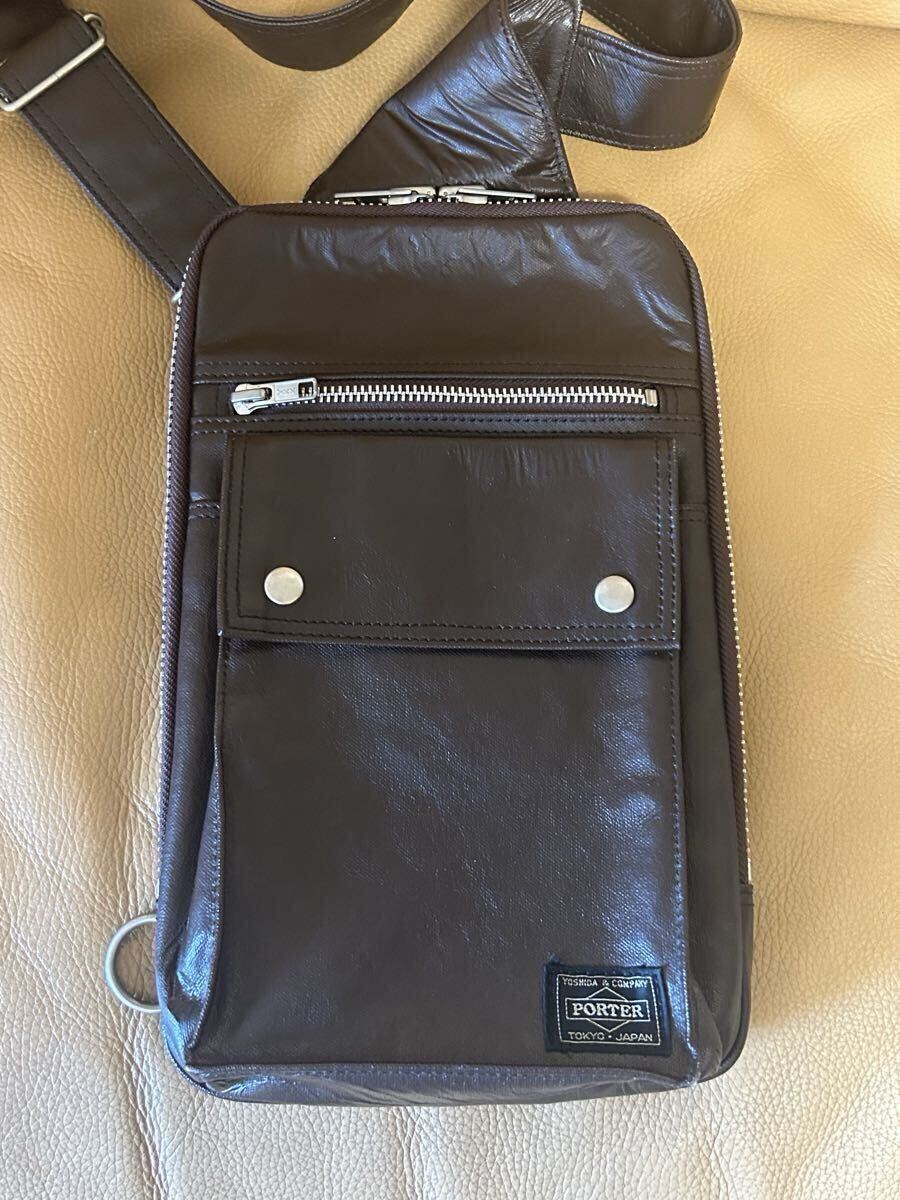【未使用】PORTER ポーター　ボディバッグ　フリースタイル　ブラック FREE STYLE(フリースタイル) SLING SHOULDER BAG | 吉田カバン