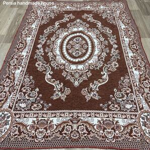 ペルシャ絨毯カーペットカバー マルチカバー 新品206×142cm リバーシブル ラグ、カーペット Ni444/Z002