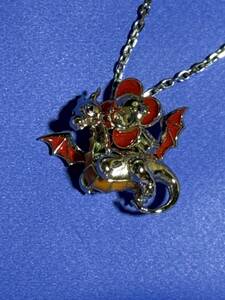 希少☆美品☆ルイヴィトン ペンダントLV ドラゴン M01491