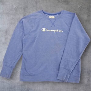 小さめ3XL Champion AUTHENTIC スウェット パープル ユニセックス着用可 長袖 古着 sw1112