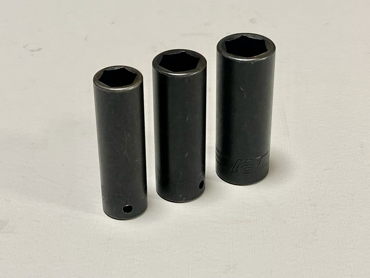 スナップオン　snap on 1/2インパクトソケット　11〜19 スナップオン/Snap-on 1/2sq ディープインパクトソケット SIMM