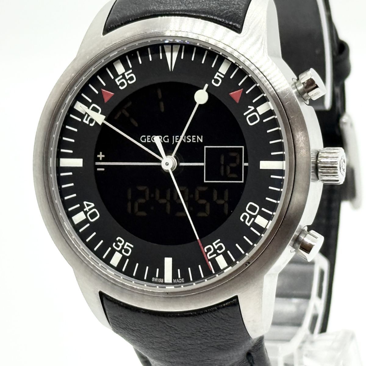 ジョージジャンセン　美品ミラーダイヤル手巻きユニセックス腕時計　稼働品 楽天市場】ジョージジェンセン（腕時計）の通販