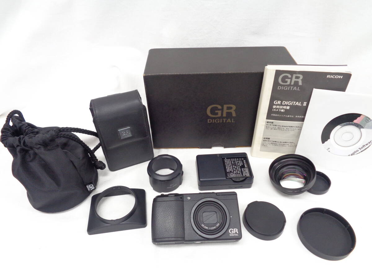 【元箱付き】RICOH GR DIGITAL II2 コンパクト デジタルカメラ 中古】RICOH リコー GR DIGITAL II コンパクトデジタルカメラ