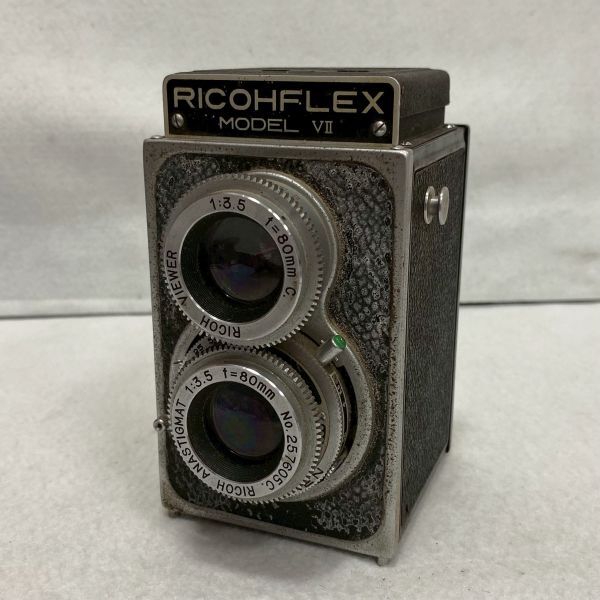 アンティークRicoh FLEX二眼レフカメラ Model VIIS未使用完動品 2000円でゲットした70年前の二眼レフ「Ricohflex」がよく写る