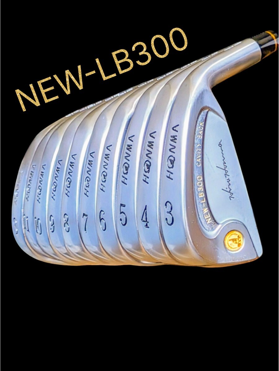  золотой mogla Honma Golf hiro honma **NEW-LB300 CAVITY BACK железный 3 номер ~11 номер S 10 шт. комплект flex(R-1)