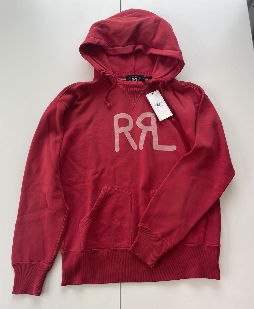 【未使用】RRL ダブルアールエル スウェット パーカーS ポロ ラルフローレン RRL - 肉厚Sサイズ！RRL ダブルアールエル 古着後付けプル