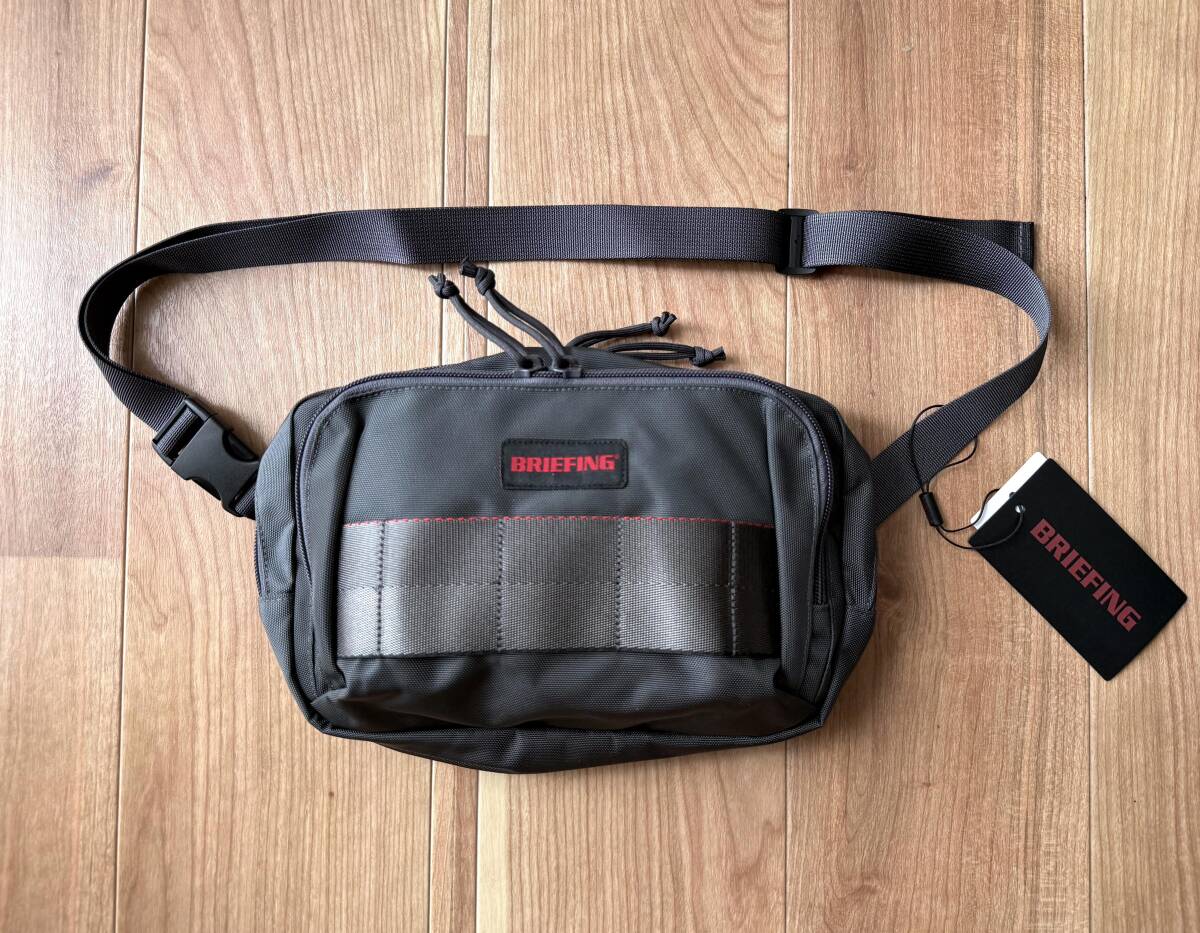【希少 USA製】ブリーフィング ブラック ボディバッグ ショルダーバッグ 希少 USA製】BRIEFING CONDUCTOR ブリーフィング コンダクター