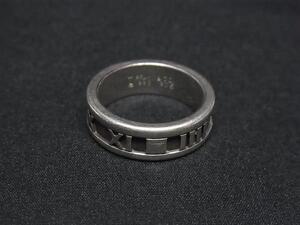 1円 ■美品■ TIFFANY&Co ティファニー アトラス SV925 リング 指輪 アクセサリー 約11号 シルバー系 FP6103