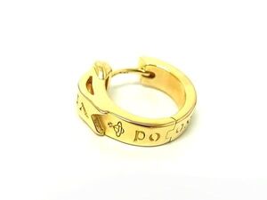 1円 ■極美品■ Vivienne Westwood ヴィヴィアンウエストウッド オーブ 片耳のみ フープ ピアス アクセサリー ゴールド系 FP6547
