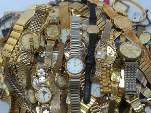 SEIKO CITIZEN OMEGA 等 ゴールドカラーのみ 金色 機械式 機械式 腕時計 大量 100点以上 セット まとめ DB2275