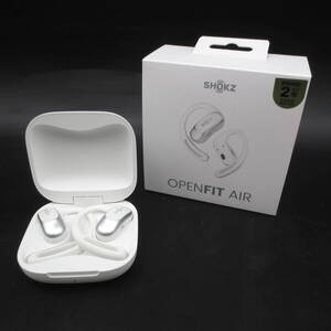 【中古動作品】SHOKZ ワイヤレスイヤホン OpenFit Air White T511 SKZ-EP-000026