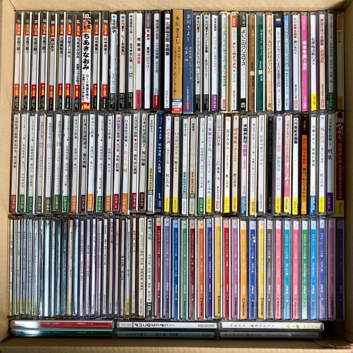 演歌まとめ売り約１００枚　CDまとめ売り　昭和の流行歌【バラ売り不可】 演歌まとめ売り約100枚 CDまとめ売り 昭和の流行歌【バラ売り