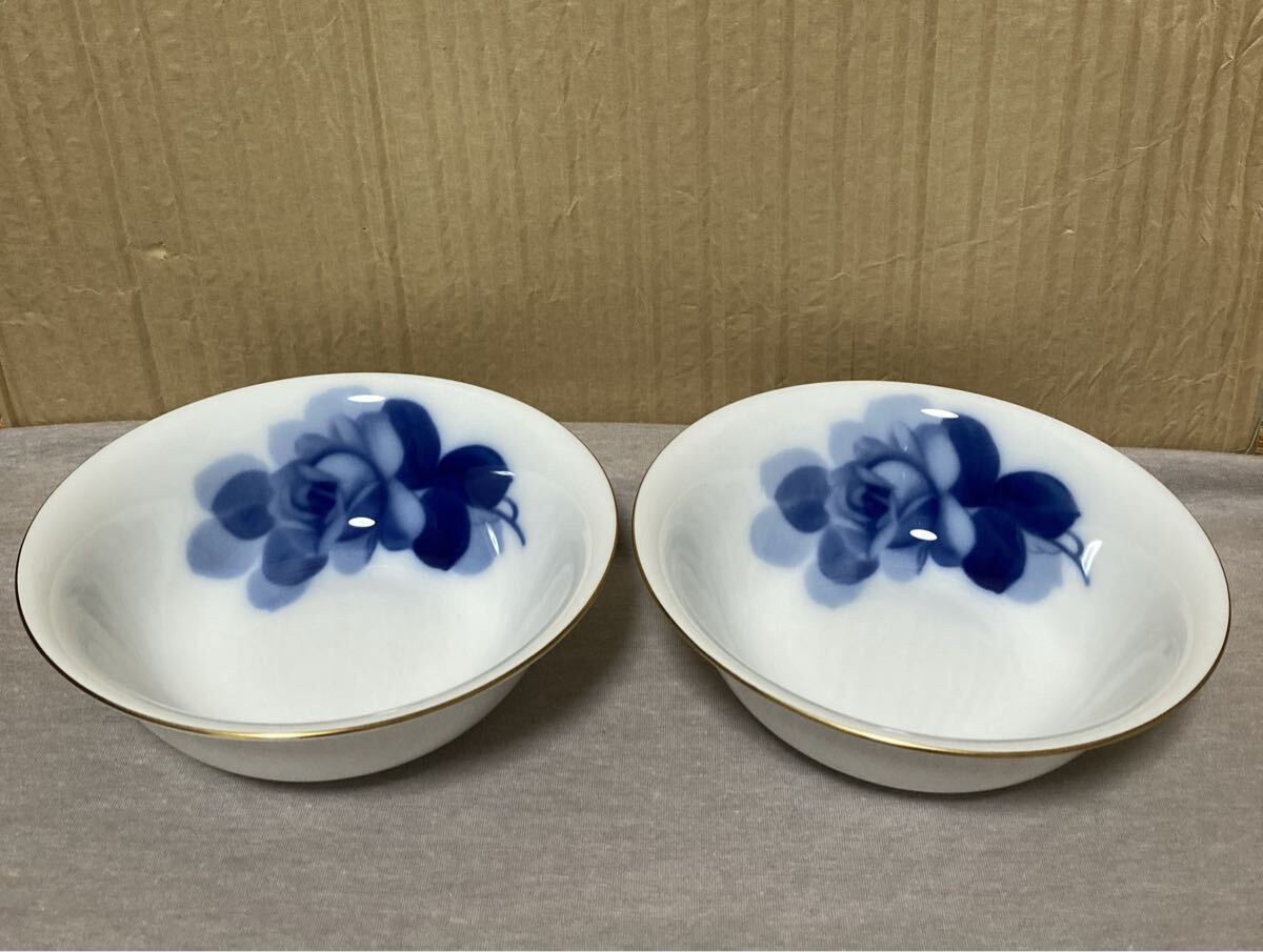 大倉陶園　ブルーローズ　フルーツボウル　デザートプレート　新品未使用 2025年最新】Yahoo!オークション -大倉陶園 ブルーローズ 皿の