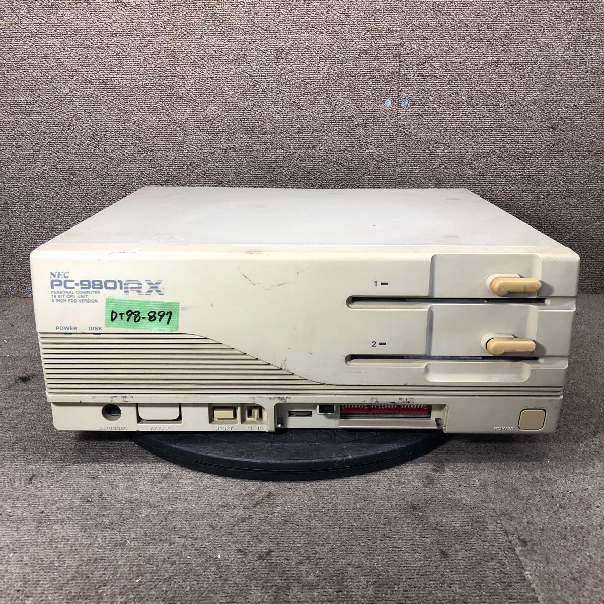 ◆NEC PC-9801RX21 訳あり奉仕品 5インチ2ドライブ ジャンク ◇NEC PC-9801RX21 訳あり奉仕品 5インチ2ドライブ ジャンク