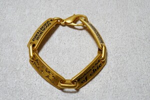 1199 MOSCHINO/モスキーノ 海外製 ブランド ゴールドカラー ブレスレット ヴィンテージ アクセサリー 装飾品