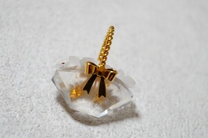 1412 SWAROVSKI/スワロフスキー フラワーバスケット ブランド 小物 置物 コレクション アクセサリー ゴールドカラー 装飾品