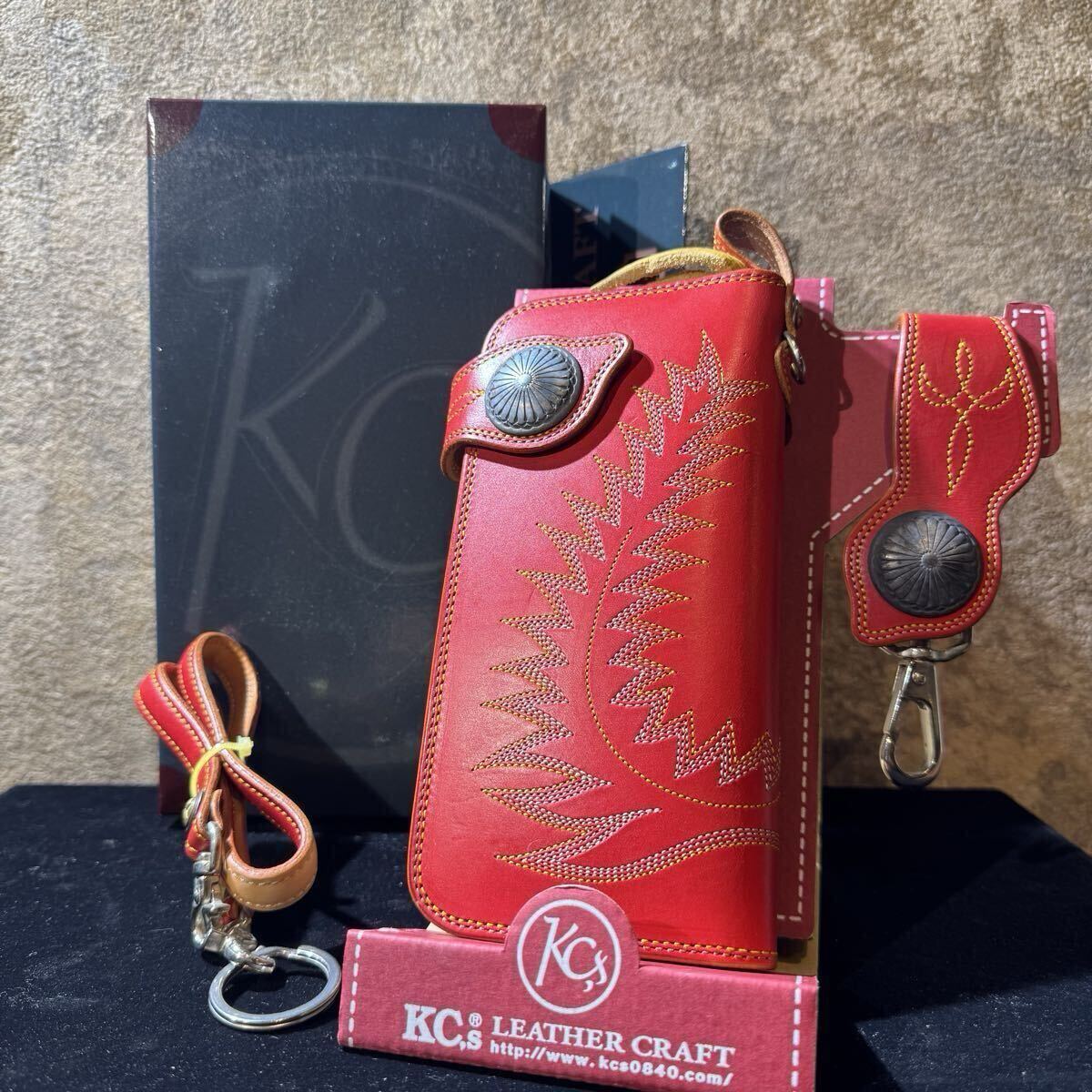 ⭐️未使用⭐️Kc's ケイシーズ　長財布　バイカーズウォレット　カービング 楽天市場】ケーシーズ KC'S ケイシイズ ケイシーズ kc,s kcs