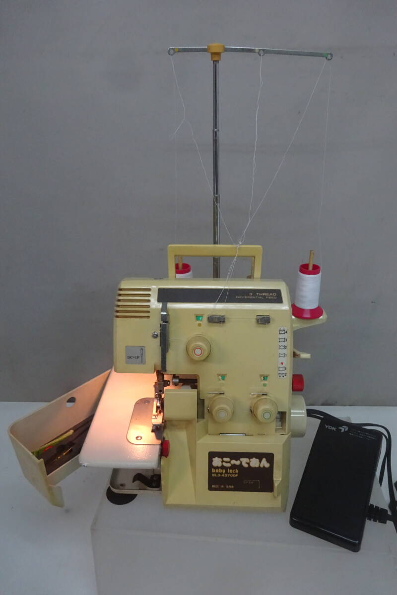 ★通電OK☆JUKI ジューキ babylock BL3-380 衣縫人 ロックミシン ハンドクラフト 手工芸フットペダル★ 2025年最新juki ミシン 本体の人気アイテム - メルカリ