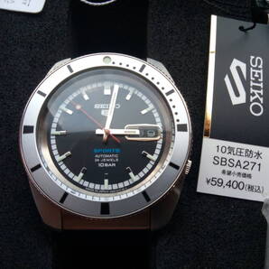 超美品 SEIKO 5スポーツ SBSA271 ブラック 仮面ライダー本郷猛モデル ヘリテージデザイン復刻 自動巻き 9999本限定 保証残あり