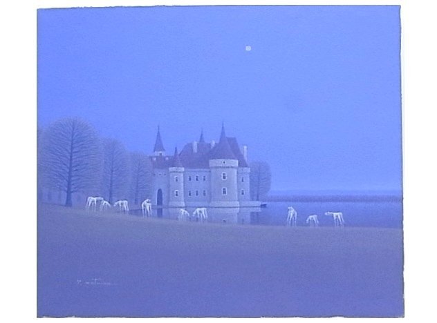 松浦敬文　水辺の城 Yahoo!オークション -「松浦敬文 水辺の城」の落札相場・落札価格