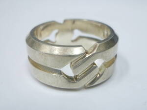 71497◆アクセサリー GUCCI/グッチ ノット インフィニティ リング シルバー Ag925 表記サイズ:17 指輪 装飾品 SILVER/SV◆