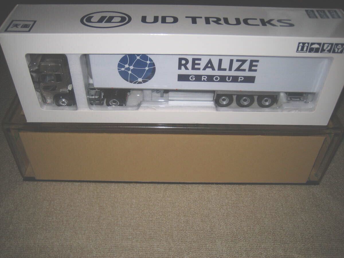 [ б/у ] Kyosho 1/43 UDto Lux k on прицеп li ARAI z корпорация specification экспонирование с футляром eli гол REARIZE специальный заказ UD Quon