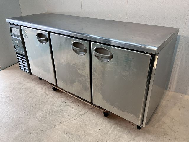 【中古】フクシマ　業務用台下冷蔵庫1500 ☆'09年製 フクシマ 台下冷凍庫 TRC-52FM 1500*600*800│厨房家