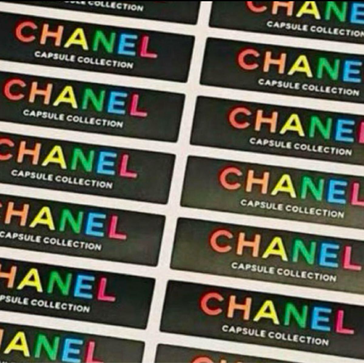 CHANELシール/ステッカー限定レア100枚 CHANEL - シャネル💚ステッカー シールの通販 by mibi's shop