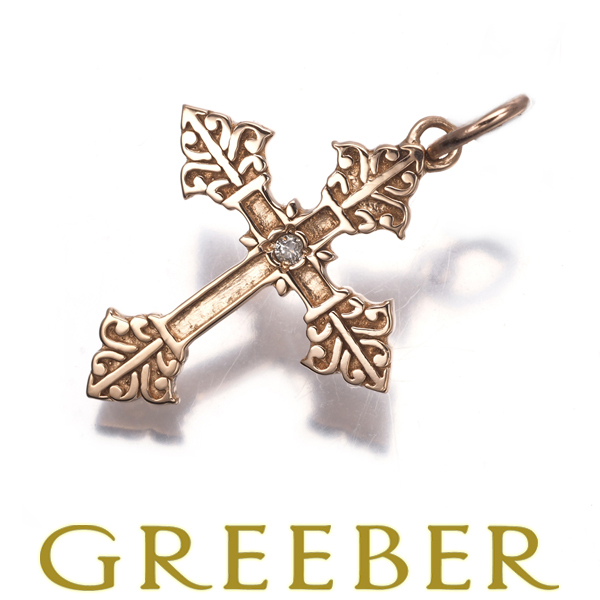 極美品 未使用級 T093 アガット クロス ネックレス アメジストチャーム