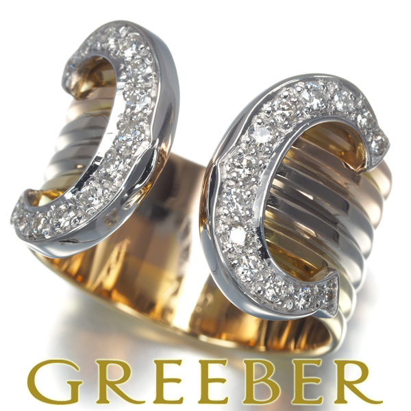 美品❗️新品仕上げ済み❗️カルティエ　2C C2 ドゥーブル　C ダイヤ カルティエ c2リングのおすすめ人気商品一覧 通販 - Yahoo