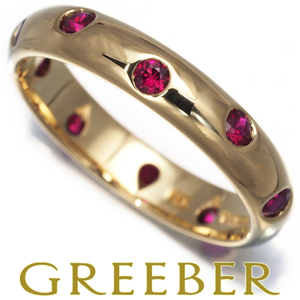 Tiffany кольцо рубин dotsu14 номер K18YG кольцо BLJ