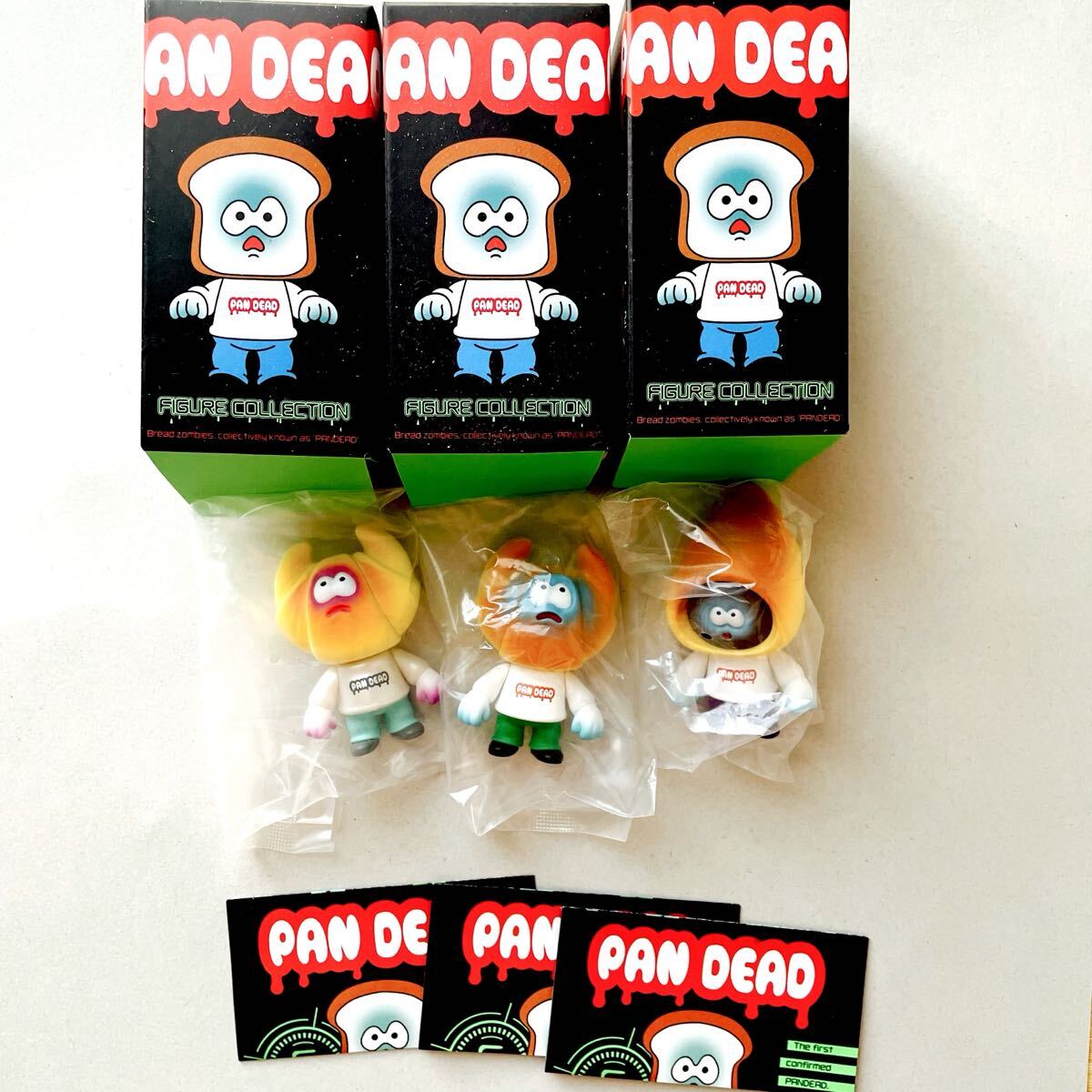 【未開封/良品】PAN DEADソフビ3体セット Pandead figure collection 2nd edition