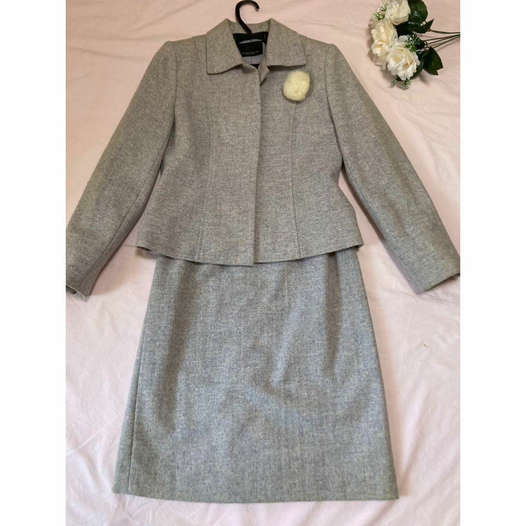 訳あり　セレモニースーツ　日本製　9号　ママスーツ　入学式　卒業式　フォーマルス