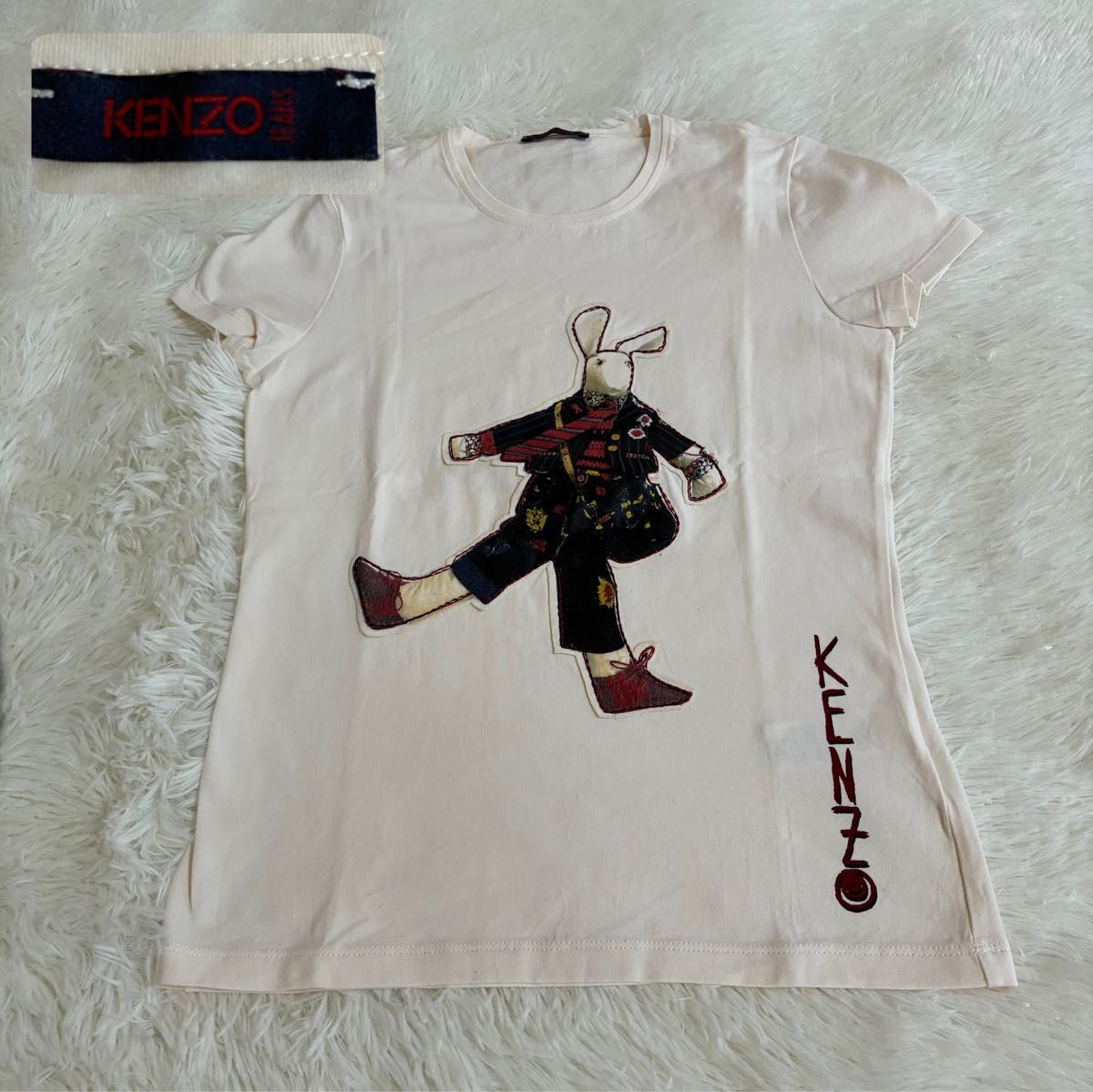 KENZO Tシャツ うさぎ 刺繍　小さめ
