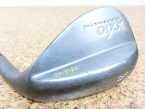 гнездо повреждение!DUNLOP Dunlop XXIO DOUBLE ROUND SOLE XXIO Wedge 58° steel вал DynamicGold FLEX-S200 б/у товар!F2892