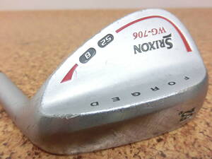 перевод иметь товар!DUNLOP Dunlop SRIXON WG-706 52 8 FORGED Srixon Wedge 52° steel вал Dynamic Gold FLEX-S200 б/у товар!F3033